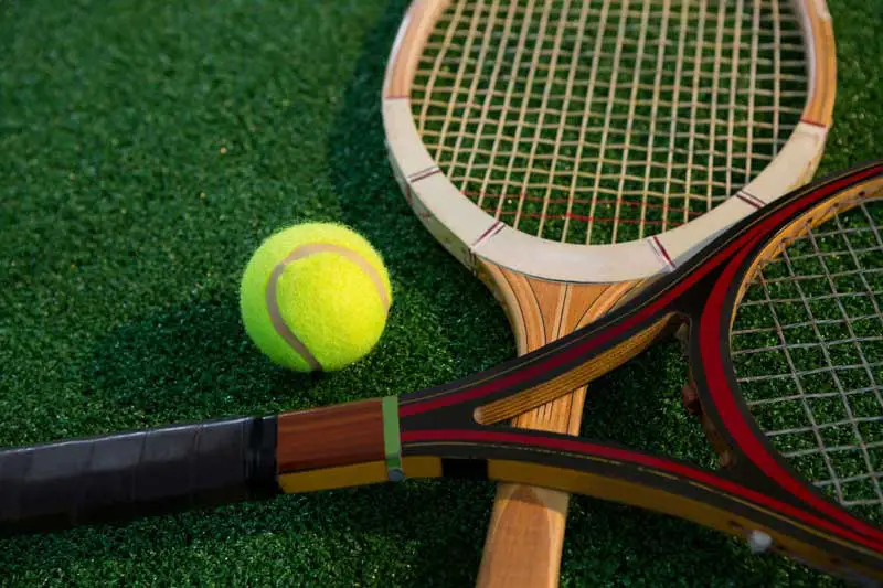 Wooden tennis racquets