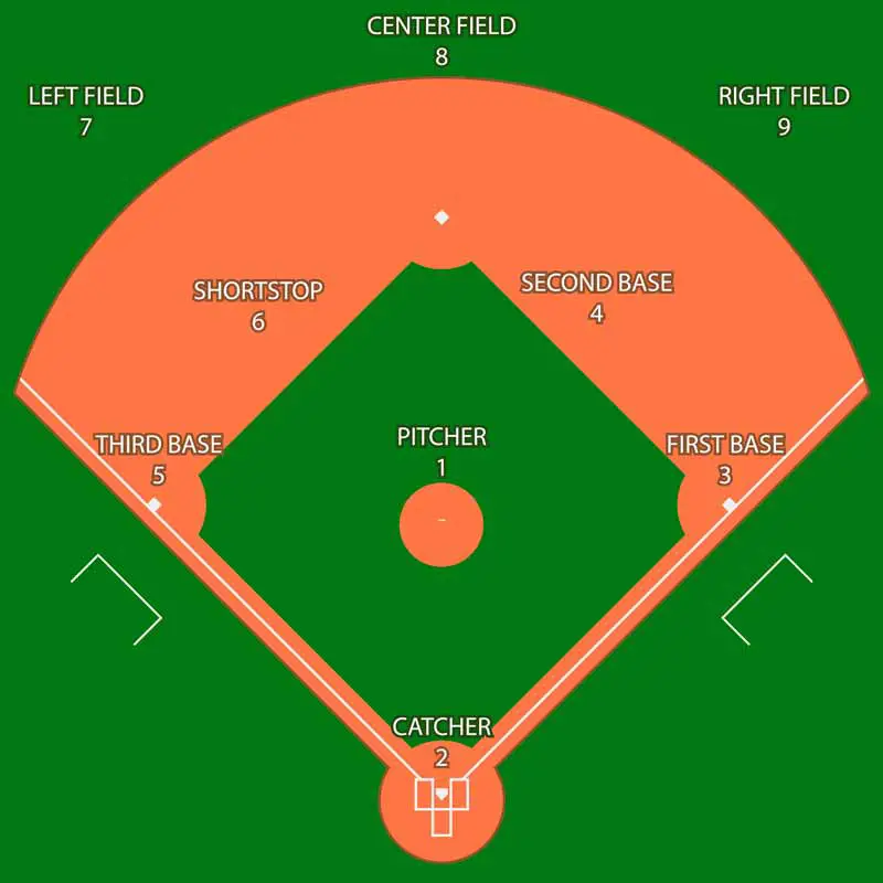 Softball positions on field
